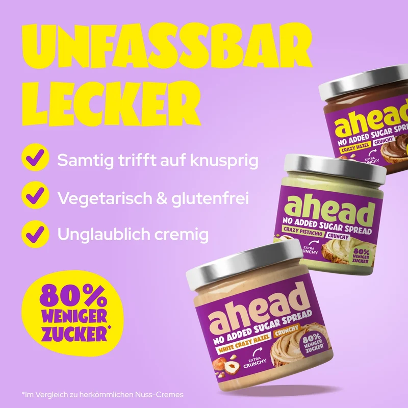 Crunchy Crazy Nuss Creme Probierpaket 200g