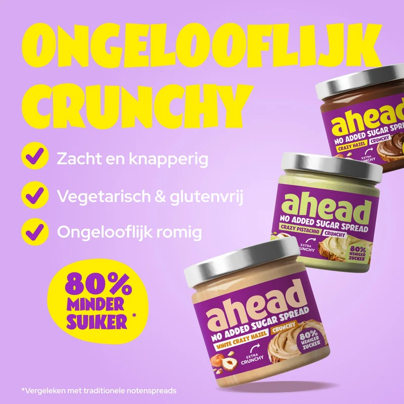 Crunchy Crazy Nuss Creme Probierpaket 200g