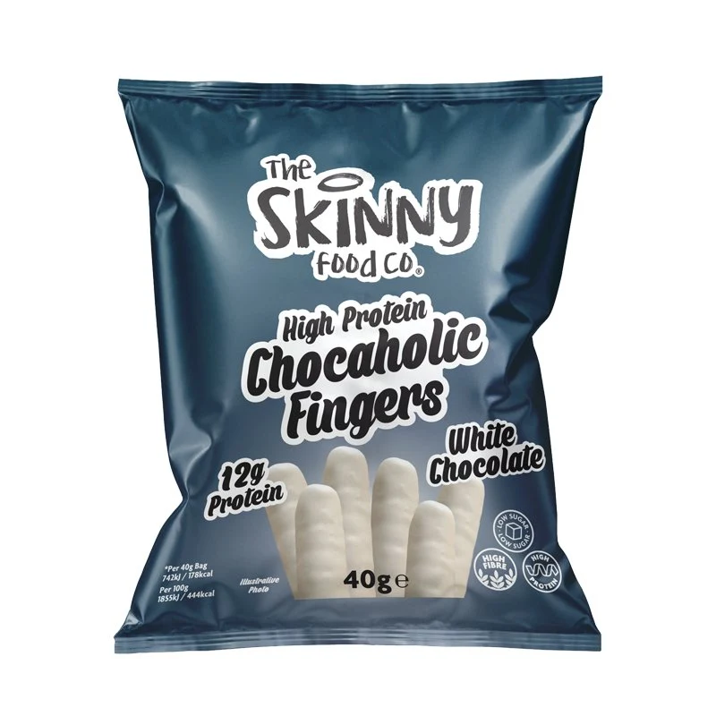 Skinny High Protein Chocaholic Weiße Schokoladenfinger 40g