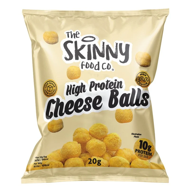 Dünne proteinreiche Käsebällchen 20g