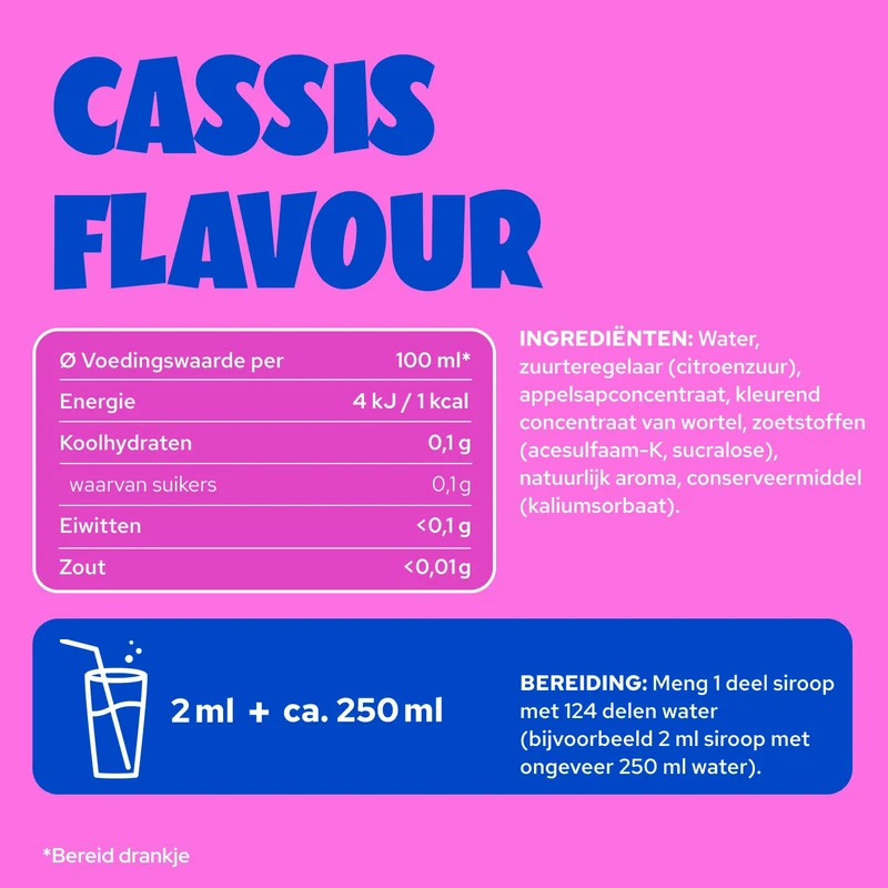 Cassis Flavour