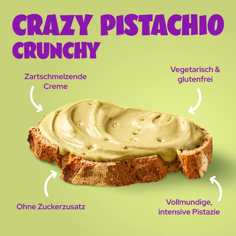 Crazy Pistachio Crunchy 200g