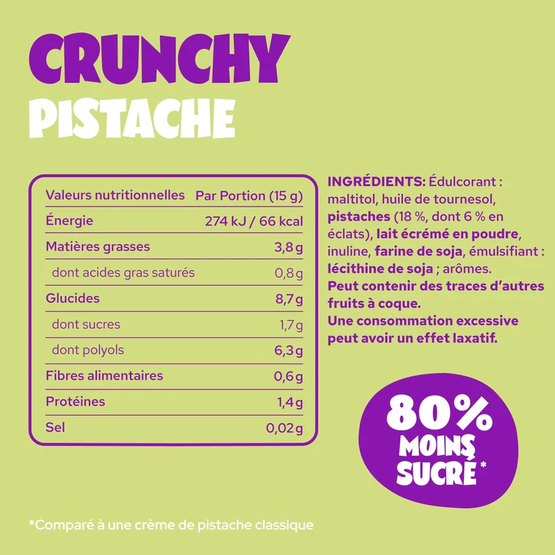 Crazy Pistachio Crunchy 200g