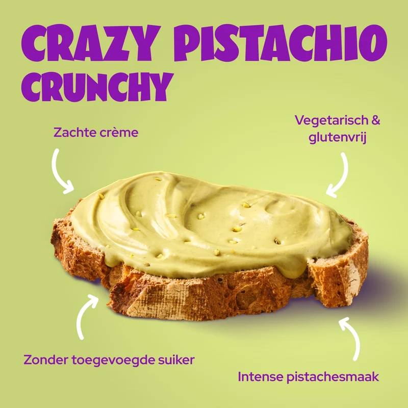 Crazy Pistachio Crunchy 200g