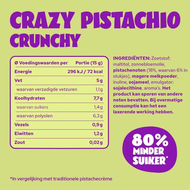 Crazy Pistachio Crunchy 200g