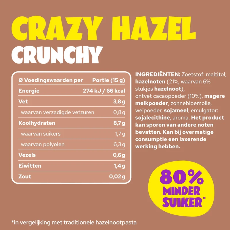 Crazy Hazel Crunchy 200g