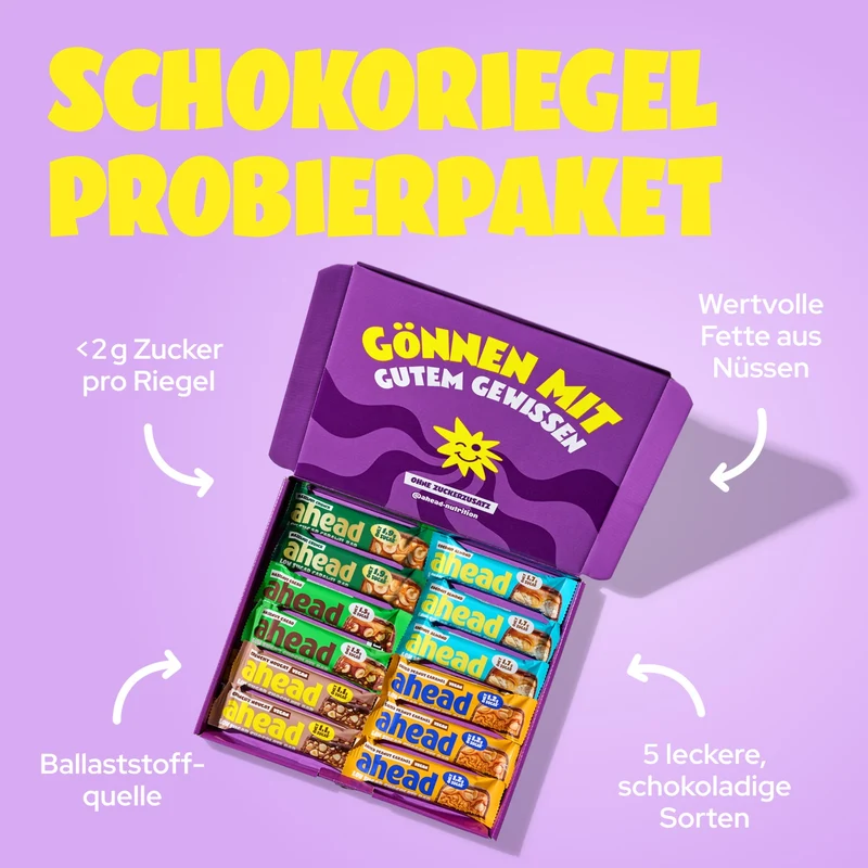 Schokoriegel Probierpaket