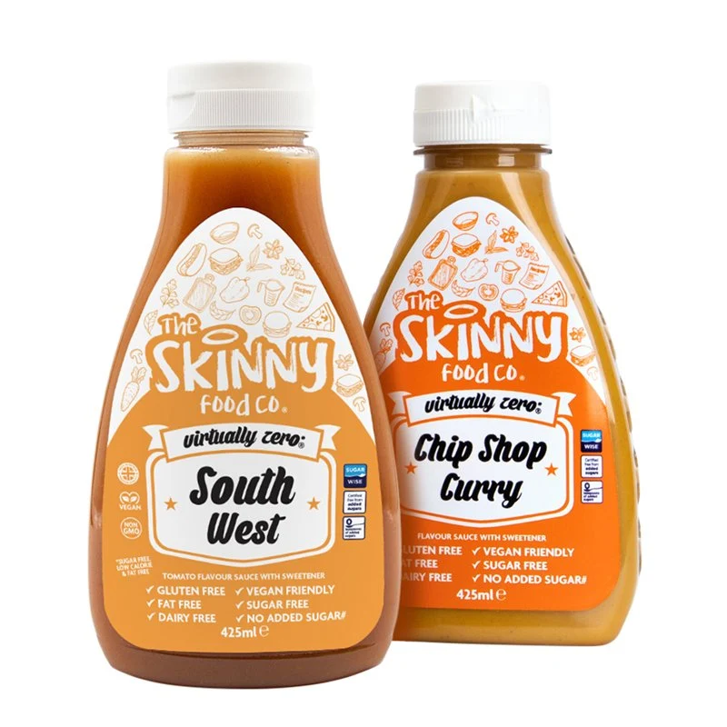 Chip Shop Curry & South West Praktisk talt nul sukkerfri skinny sauce - 425ml