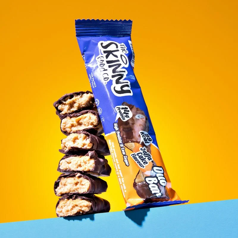 Jaffa Cake Flavor Skinny High Protein Low Sugar Duo Bar - 60g