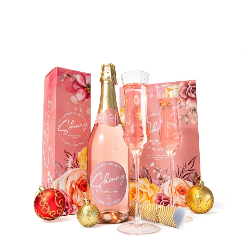 Skinny Sparkling Rose Prosecco, alkoholfrei – 75 cl (kalorienfrei)