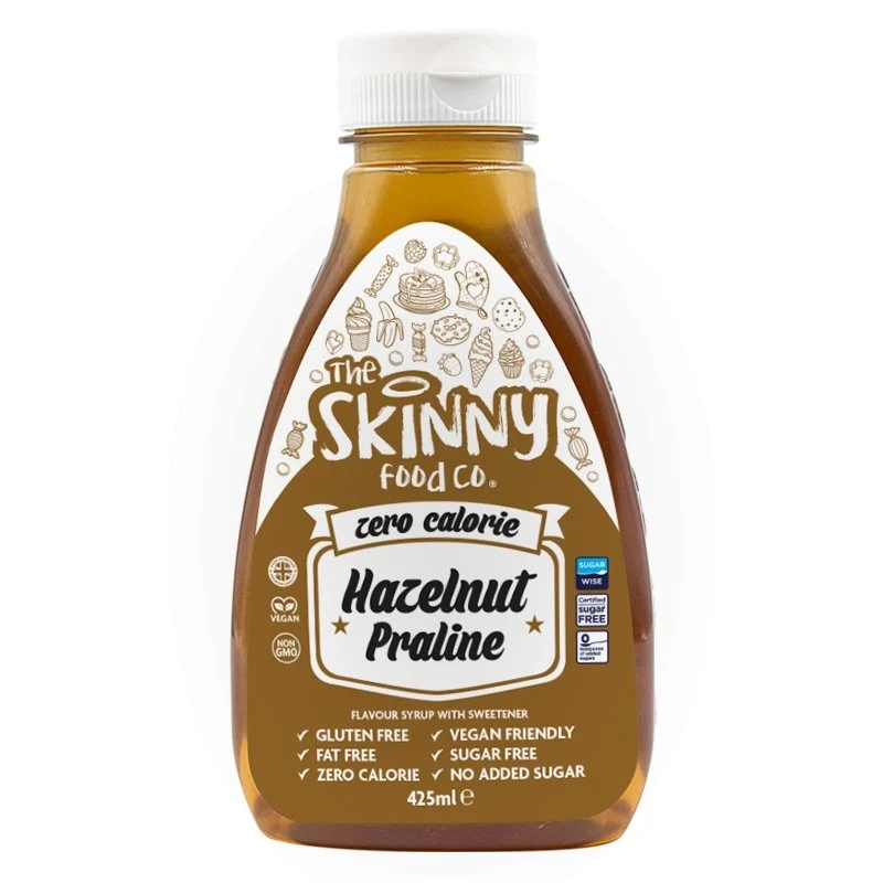 Hasselnød Praline Zero Calorie Sukkerfri Skinny Sirup - 425ml