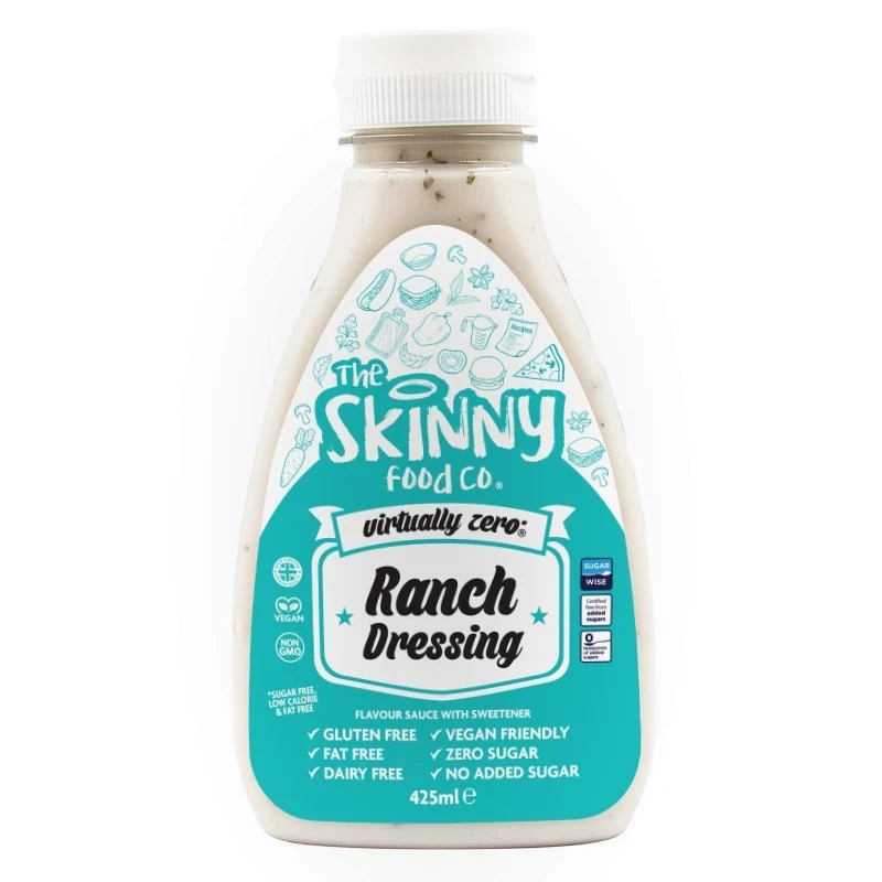 Ranch-Sauce-Dressing, nahezu kalorienfreie, dünne Sauce – 425 ml