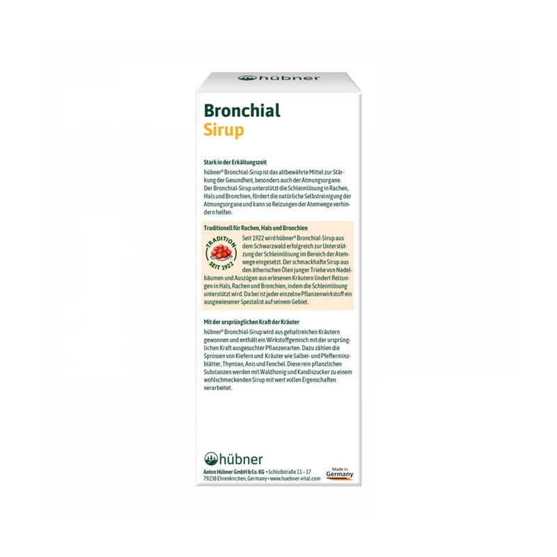 Hübner Bronchial-Sirup (250 ml)