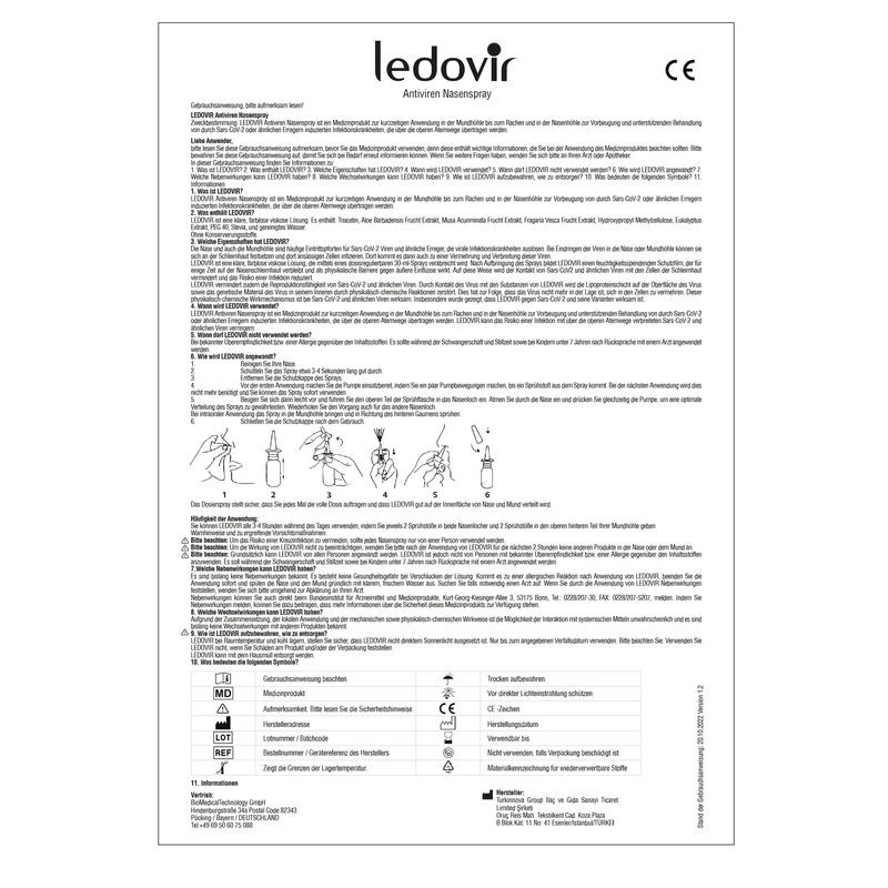 Ledovir Antiviren Nasenspray