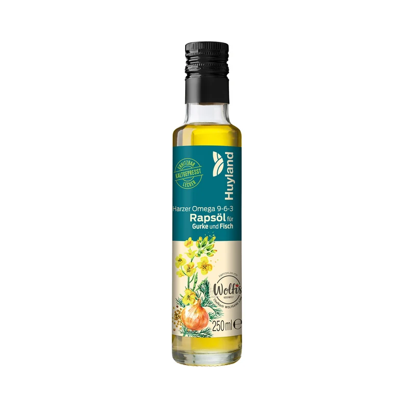 Huyland Harzer Rapsöl für Gurke und Fisch (250 ml)