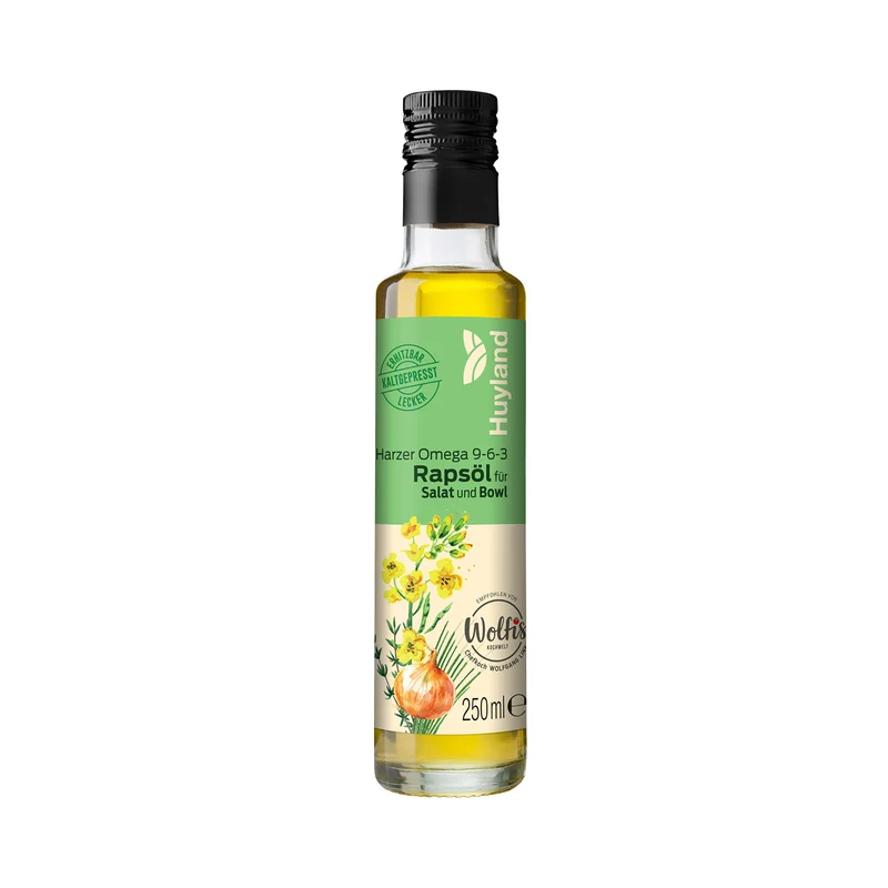 Huyland Harzer Rapsöl für Salat und Bowl (250 ml)