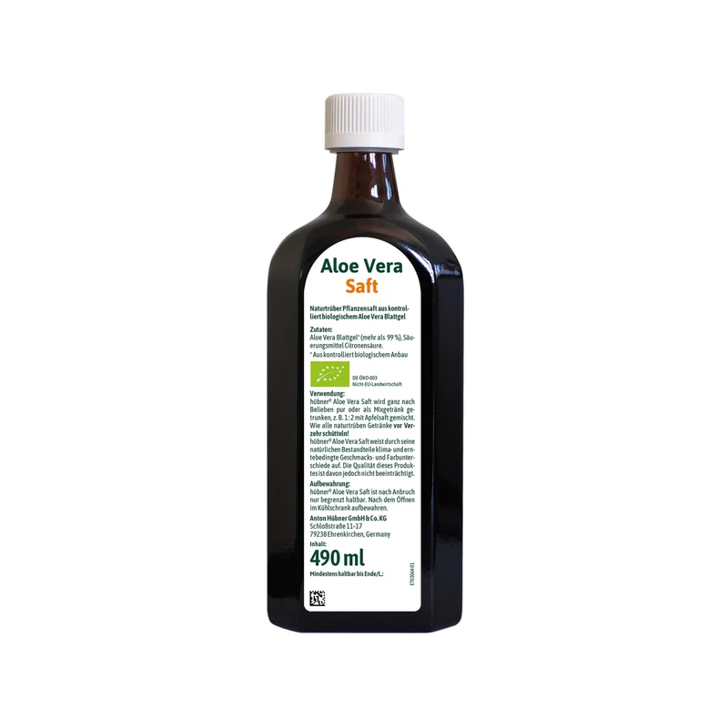 Hübner Aloe Vera Saft Sparpaket (3 x 490 ml)