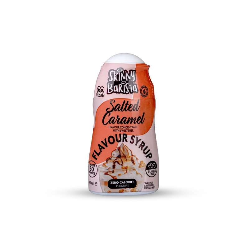 Skinny Barista Salted Caramel Aroma Shot Zuckerfreier Skinny Kaffeesirup - 60 ml