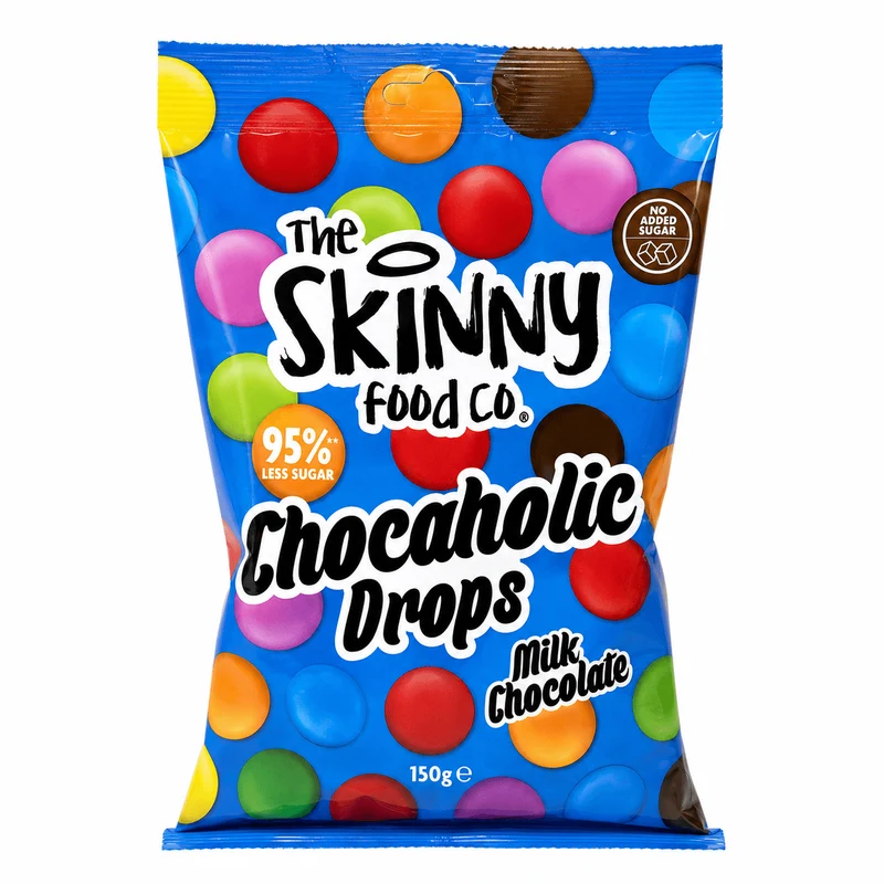 Skinny Chocaholic Drops delepose - 95% mindre sukker - 150g