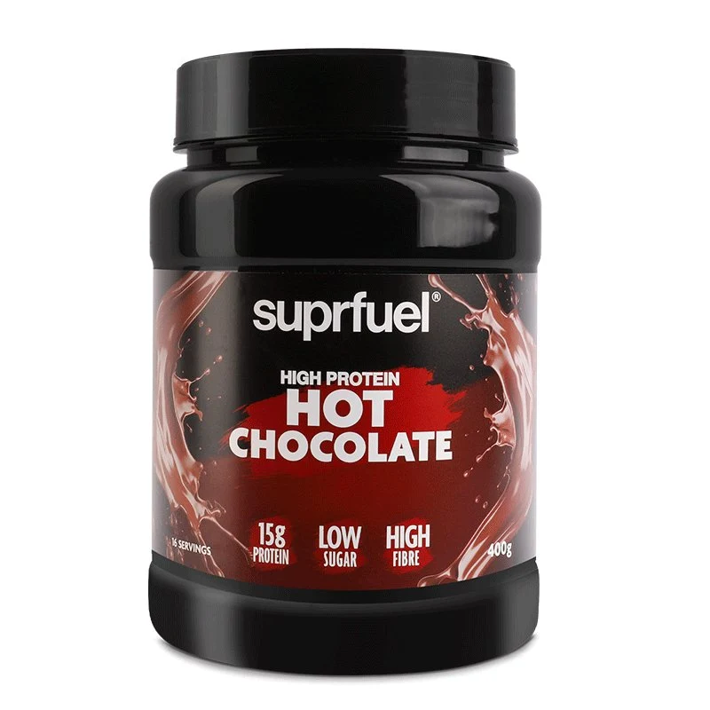 Suprfuel – Proteinreiche heiße Schokolade 400 g (15 g Protein pro Portion)