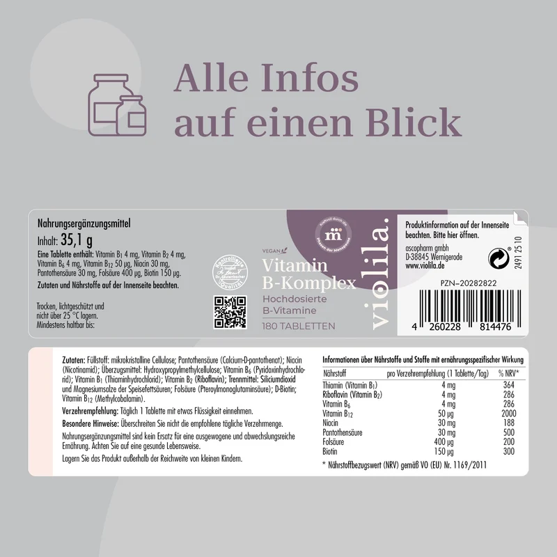 violila Vitamin B-Komplex Tabletten