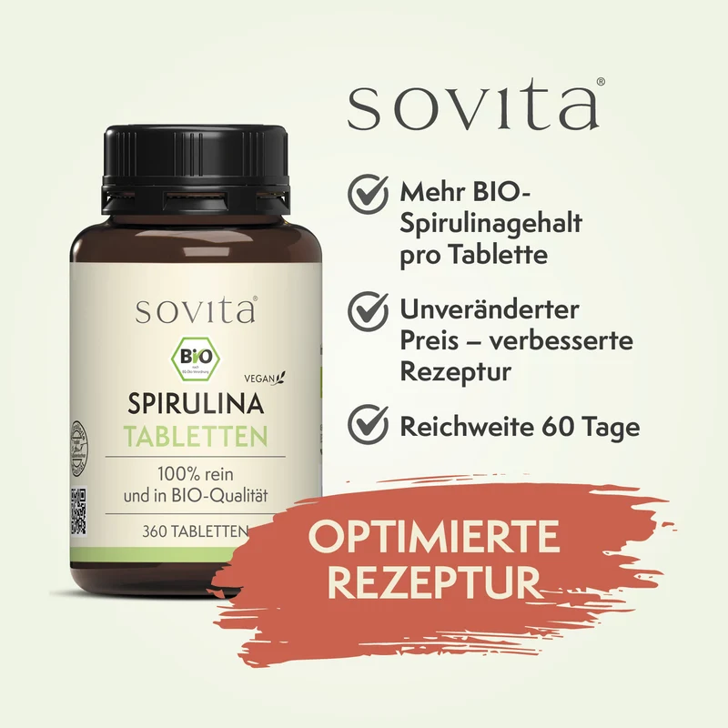 sovita BIO Spirulina 500mg Tabletten