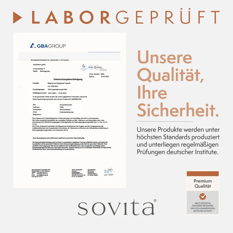 sovita Magnesium Bisglycinat Kapseln