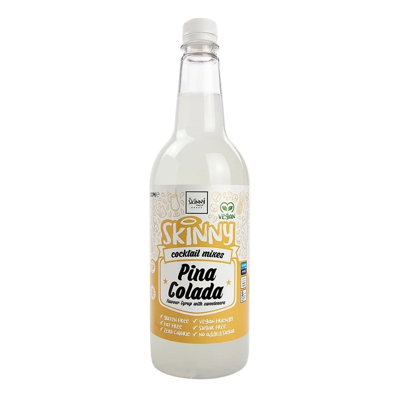 (Udsalg, bedst før september 2025) Pina Colada sukkerfri tynd cocktailmixer - 1 liter