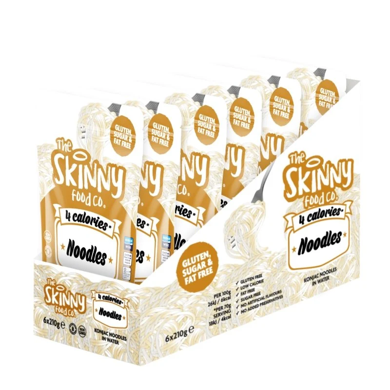 4 Kalorie Shirataki Skinny Nudler - (6 x 210 g etui)