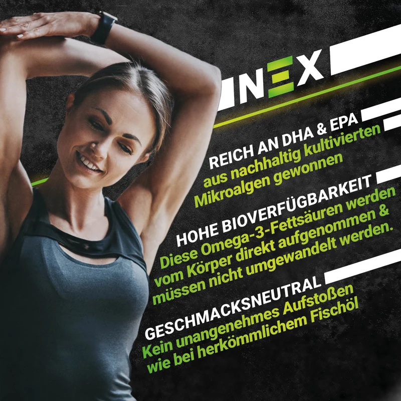 NEX Omega 3 Algenöl Kapseln