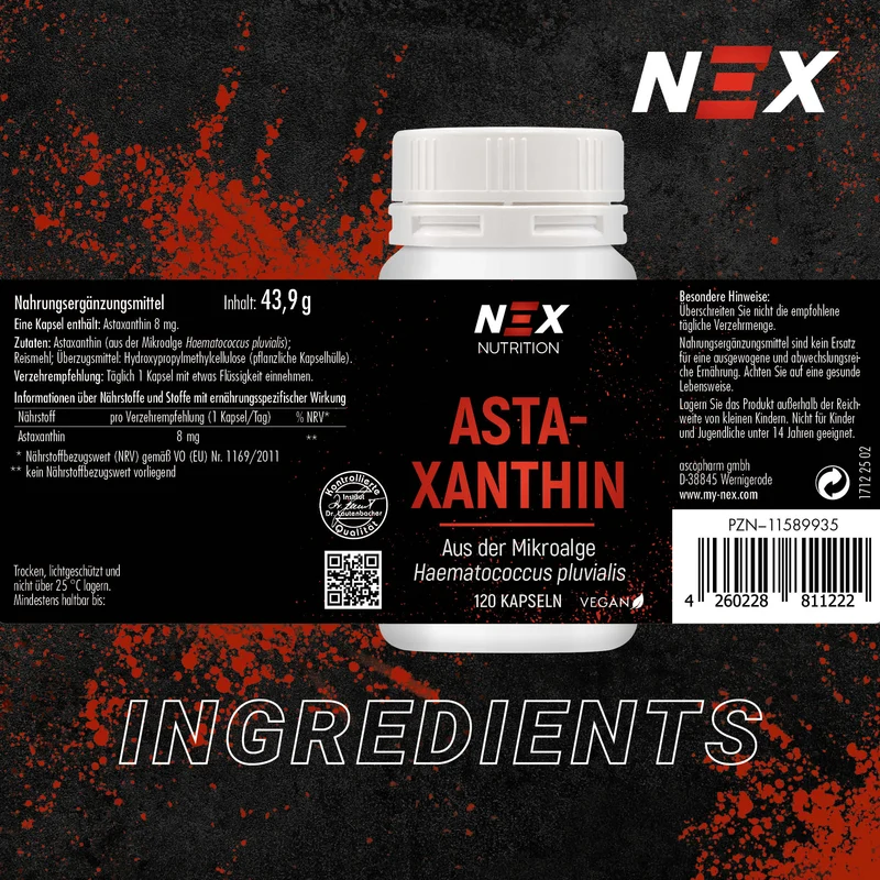 NEX Astaxanthin Kapseln