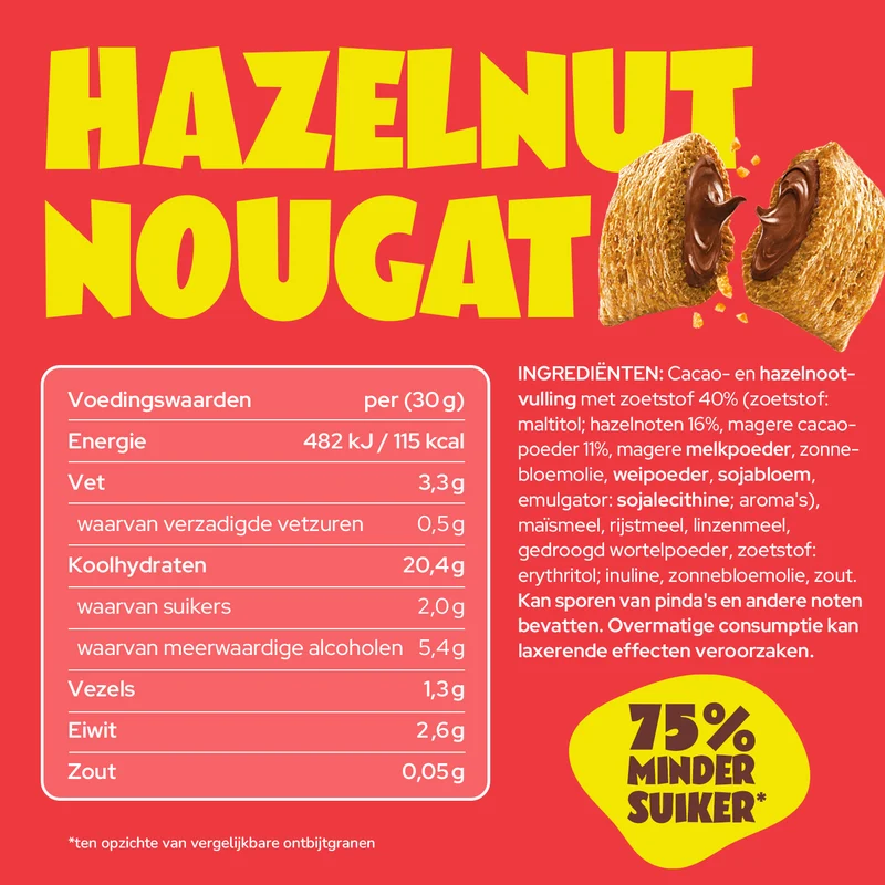Hazelnut Nougat Crunchies
