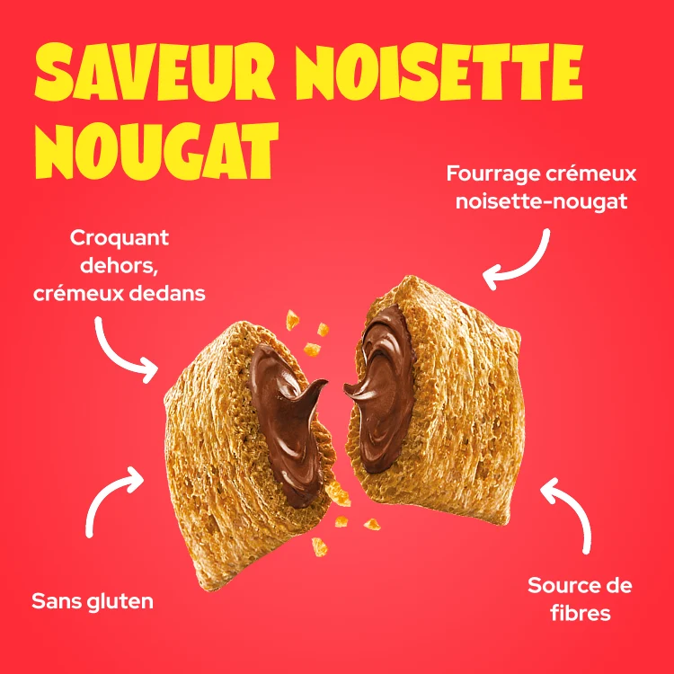Hazelnut Nougat Crunchies