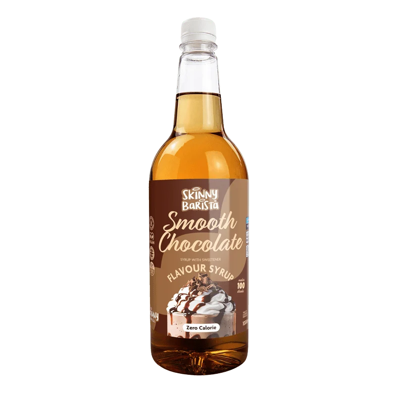 Skinny Barista Schokoladensirup – Kalorienfreier, zuckerfreier Skinny Coffee – 1 Liter