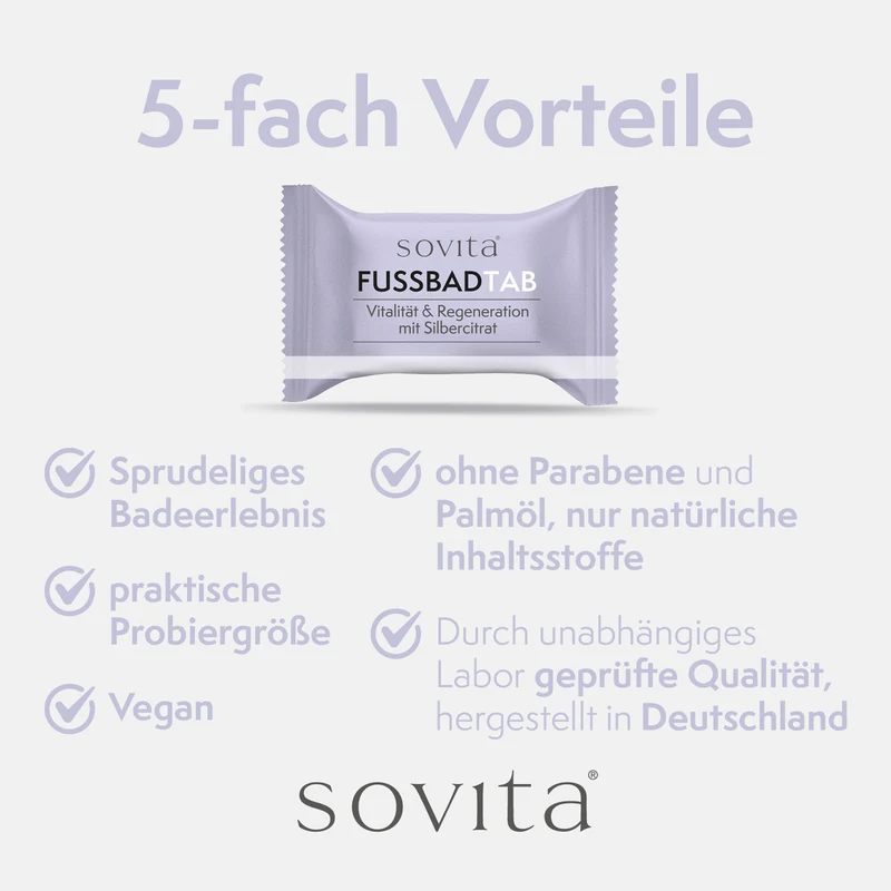 sovita Fußbadtab "Vitalität & Regeneration"