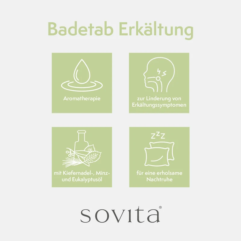sovita Badetab Aromatherapie "Erkältung"