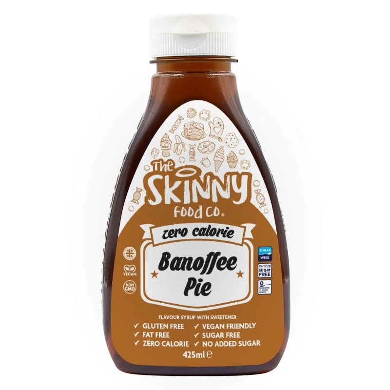 Banoffee Pie Zero Calorie Sukkerfri Skinny Sirup - 425ml