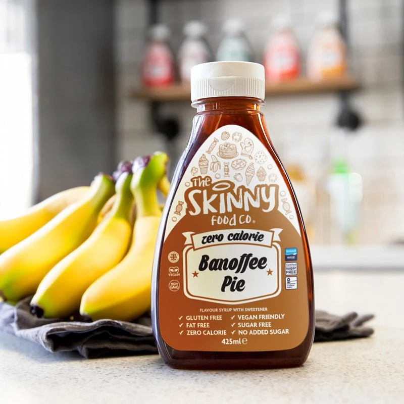 Banoffee Pie Zero Calorie Sukkerfri Skinny Sirup - 425ml