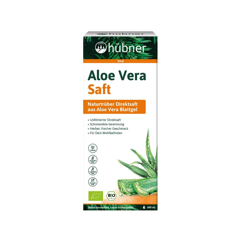 Hübner Aloe Vera Saft BIO (490 ml)