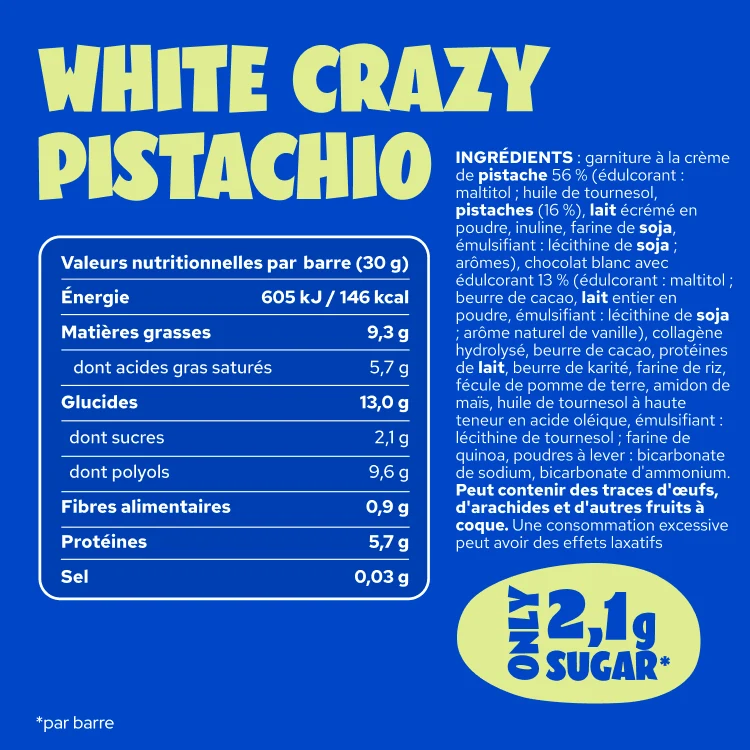 White Crazy Pistachio