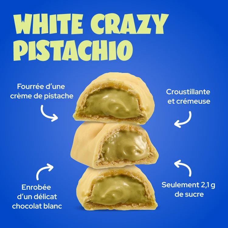 White Crazy Pistachio