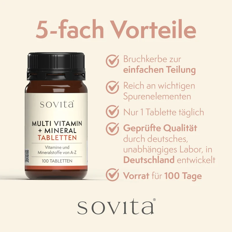 sovita Multi Vitamin + Mineral Tabletten