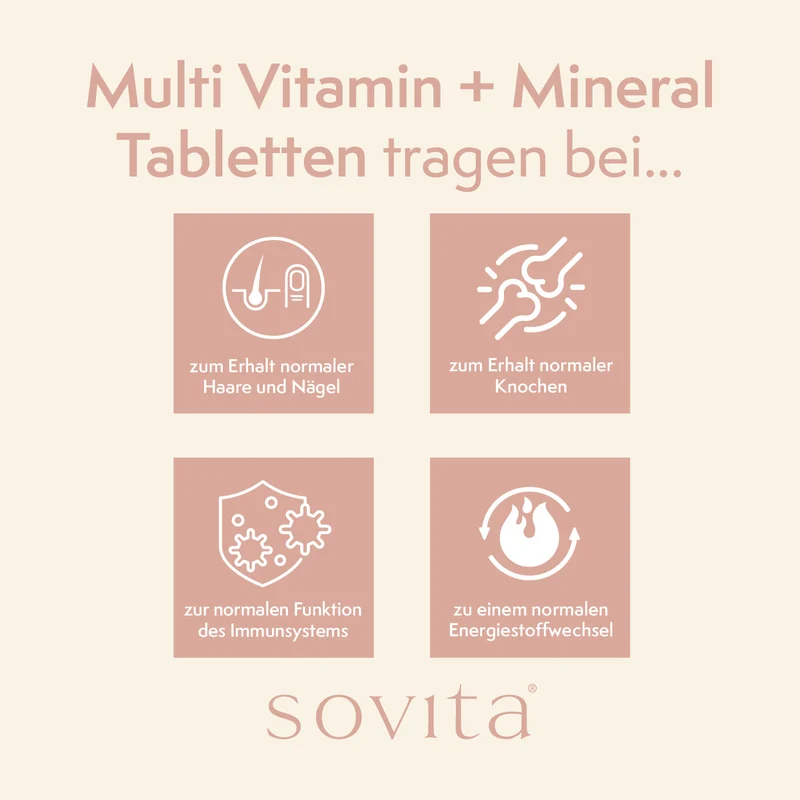 sovita Multi Vitamin + Mineral Tabletten