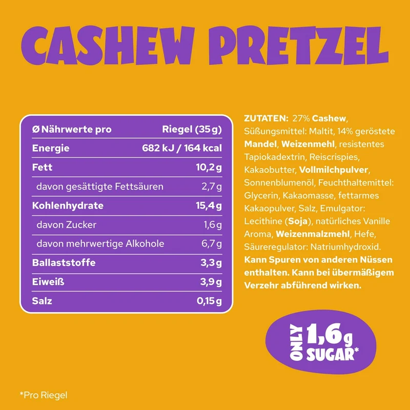 Cashew Pretzel