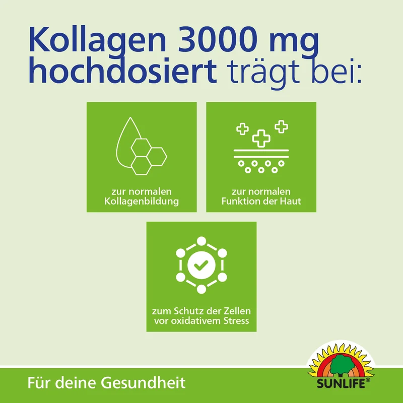 SUNLIFE Kollagen 3.000 mg (20 Sticks)