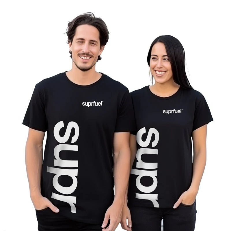 Suprfuel Schwarzes Unisex-T-Shirt