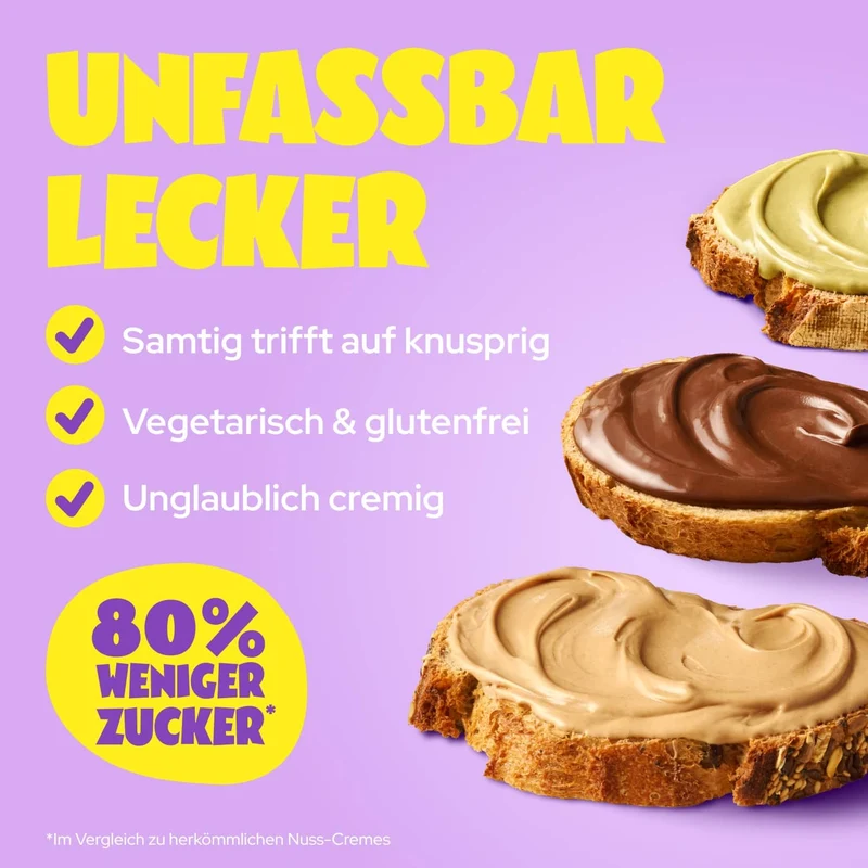 Crazy Nuss Creme Probierpaket 200g