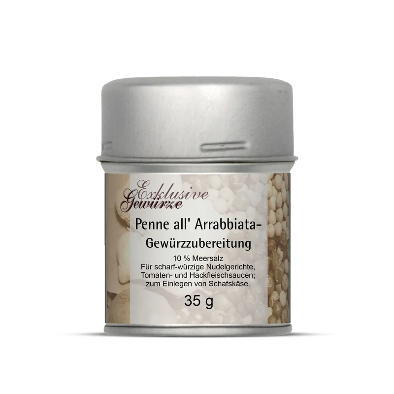 Abtswinder Penne all´ Arrabbiata-Gewürzzubereitung