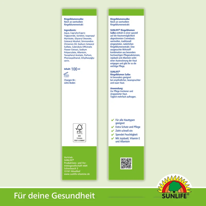 SUNLIFE Ringelblumensalbe (100 ml)