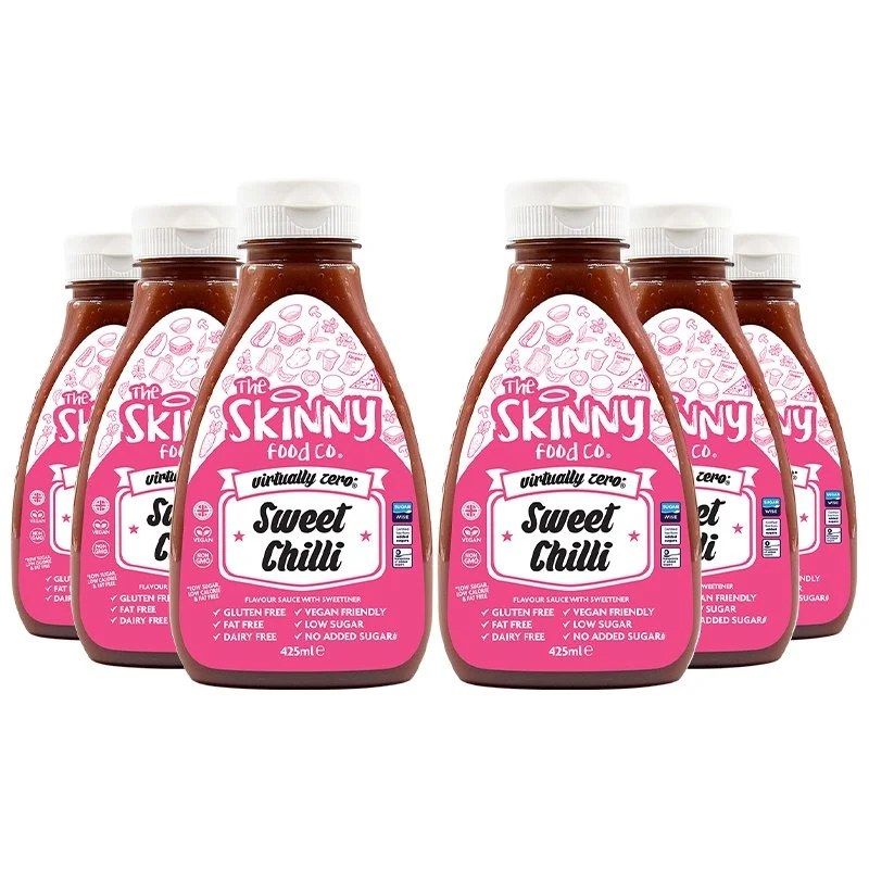 Case Sweet Chilli Virtually Zero© Calorie Skinny Sauce - 425 ml x 6 Einheiten